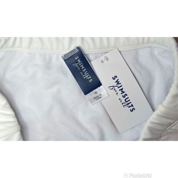 Swimsuits for All Valentine Ruched High Waisted Bikini Bottoms - Picture 9 of 9